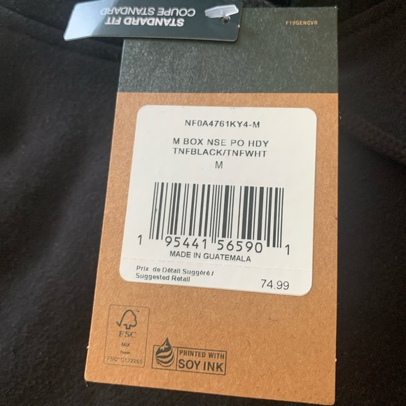 NWT L Mens The North Face Hoodie - Picture 3 of 3